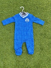 Official Glasgow Rangers FC Home Blue Baby Sleep Suit Aged 0-3 Months Old BNWT