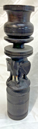 Vintage hand carved ebony - hand,