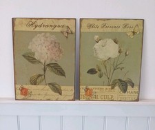 Pair of Floral Hydrangea &