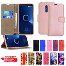 Flip Wallet Case For Alcatel