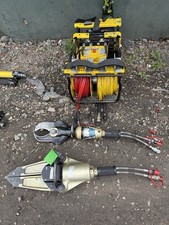 Jaws of Life Fire Rescue Spreader Cutter Hydraulic Power Pack Tool Weber Metal