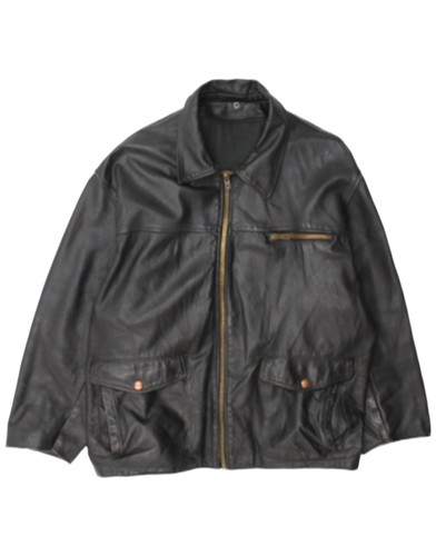 Vintage mens leather jacket - mens,