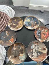 Collection Of Norman Rockwell  6 Plates
