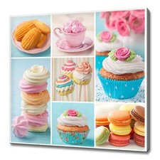 Pastel Coloured Cupcakes And
