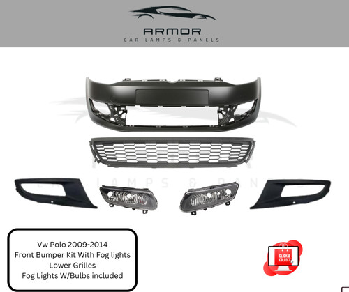 Polo front bumper 2009 - vw,