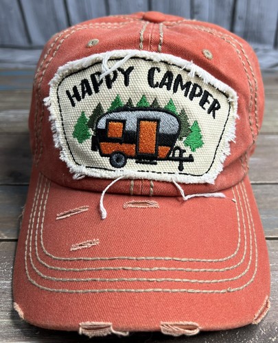 Happy camper embroidered - happy,