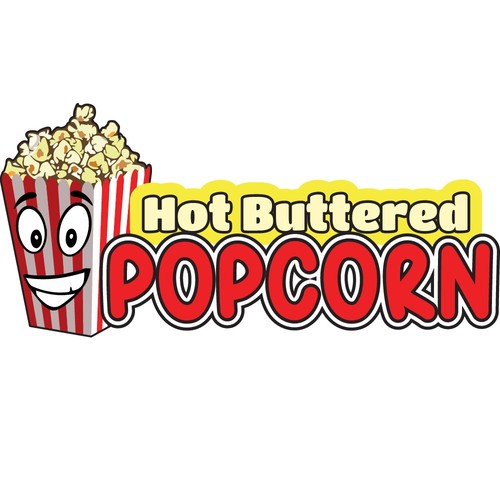 Hot buttered popcorn - hot,