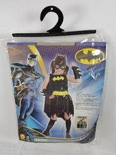New BATGIRL SUPER HERO GIRLS CHILD FANCY DRESS UP HALLOWEEN COSTUME 3-4 Years
