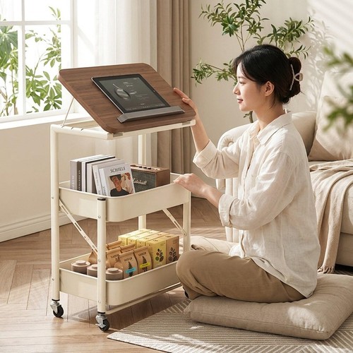 Rolling utility cart coffee - rolling,