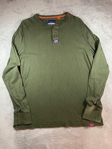 Superdry henley shirt - henley, in