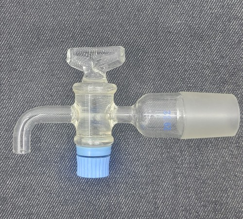 Pyrex quickfit glass stopcock - pyrex,