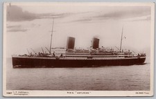 RMS ASTURIAS Ocean Liner RP Postcard