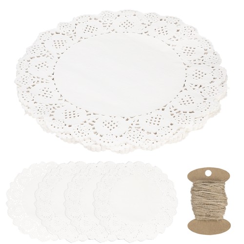 100pcs paper doilies - paper, 12"