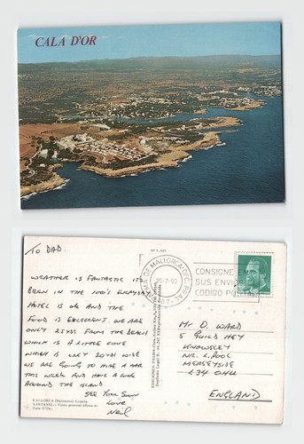 Postcard cala or mallorca - postcard,