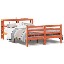 Bed Frame with Headboard Wax
