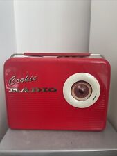 Red Retro Radio Tin