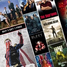 TV Show Posters A4 A5 A3 HD Glossy Prints Classic Game of Thrones Friends Films