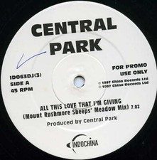 Central Park  - All This Love That I'm Giving (12", Promo)