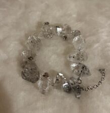 Rare natural Herkimer Diamond Bracelet, 20cm