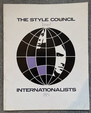 THE STYLE COUNCIL : 1985 Tour Programme Internationalists 85 Live! PAUL WELLER