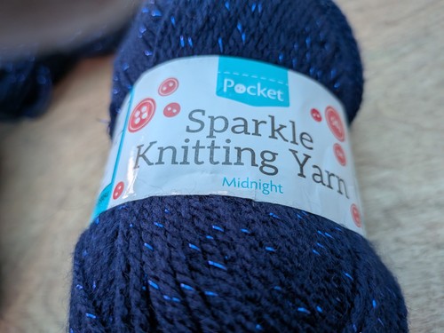 Sparkle knitting wool - knitting, job