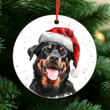 Rottweiler Dog Christmas