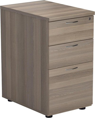 Grey oak drawer lockable - oak,