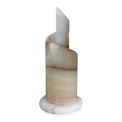 Onyx table lamp sculpture - lamp,
