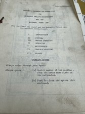 McConnel Power Arm & Hydraulic Hedge Trimmer Operators Book & Spare Parts 1960’s