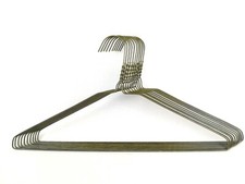 Wire metal suit hangers - 10,