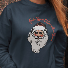 Gotta Love A Man With Beard Jumper Sweatshirt - Cute Funny Christmas Novelty
