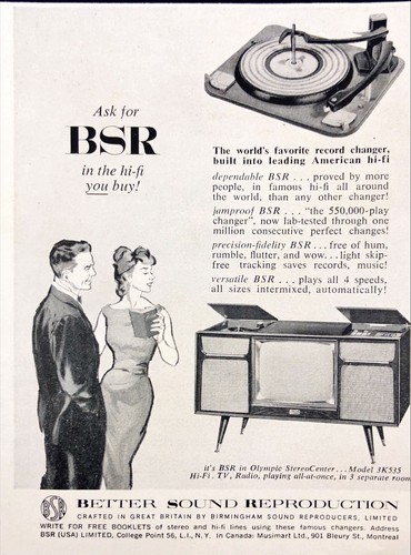 1961 bsr record - 1961,