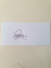 SIGNED WHITE CARD-ZAFAR