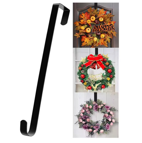 Over door hanger wreath - over,