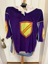 Musketeer Theatrical Costume. Women's. Purple. Good Condition. Size 14
