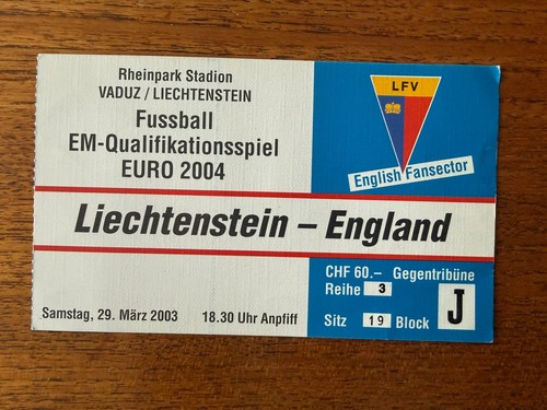Liechtenstein england - v,