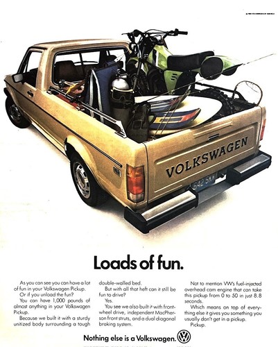 1982 pickup truck original - vw,
