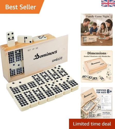 Portable double nine dominoes - nine,