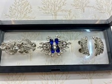Vintage Duette Clip Brooches x