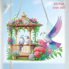 Diamond Art Double Sided Doves
