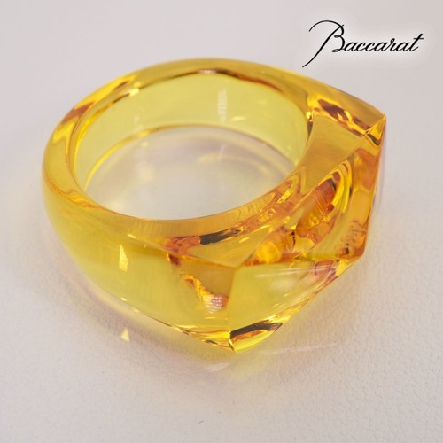 Baccarat yellow crystal - yellow,