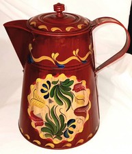 Toleware Coffee Pot 19th C