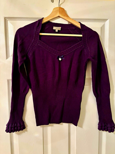 Karen millen purple neck - purple, v-neck