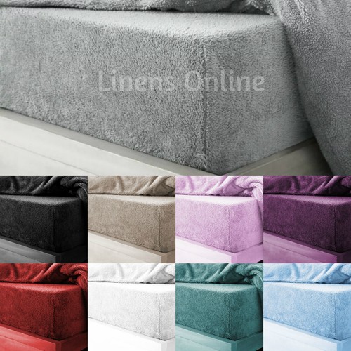 Teddy fleece fitted sheets - teddy,