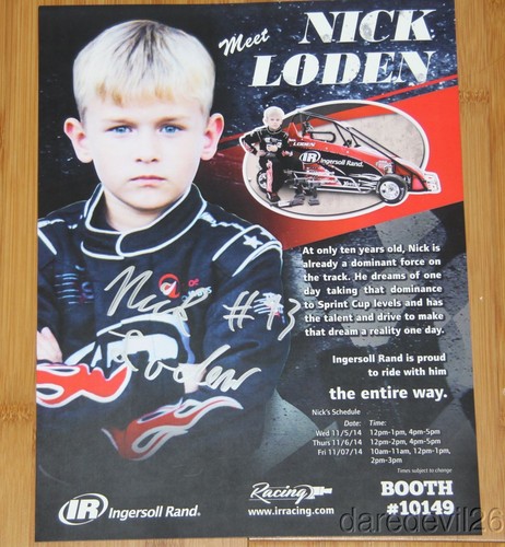 2014 nick loden signed - loden,