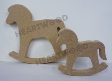 Rocking horse pair mdf - horse,