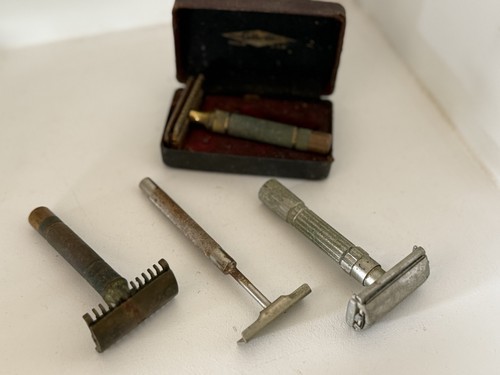 Antique razors set 4 - set, of