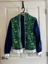 RARE 2007 Clandestine Industries "Every Lil Thing" Zip-Up Hoodie - Green/Royal