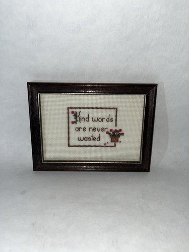 Vintage small wooden picture - vintage,