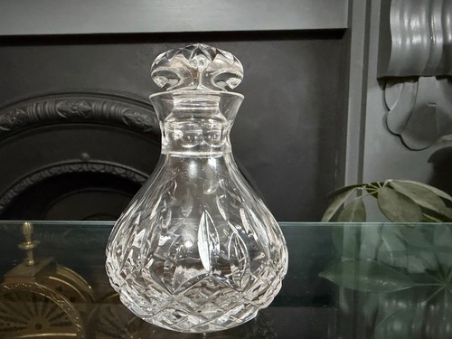 Cut glass perfume bottle - cut,